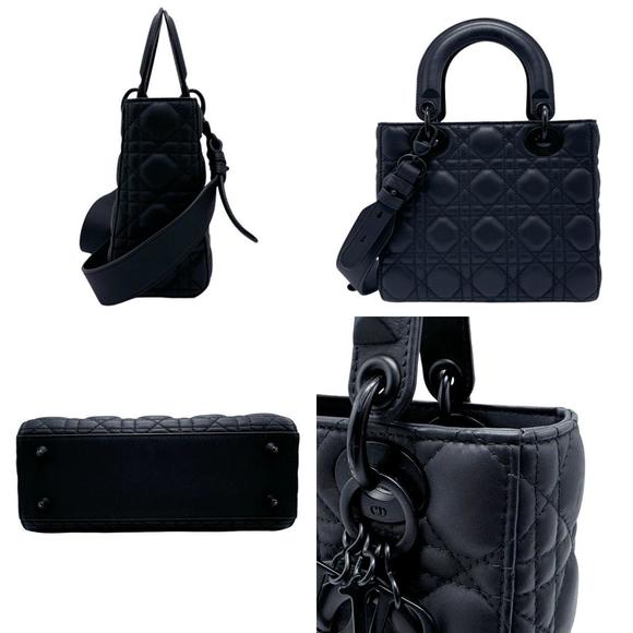Dior Black Shoulder  Lambskin Lady Christian  Bag - Picture 1 of 5